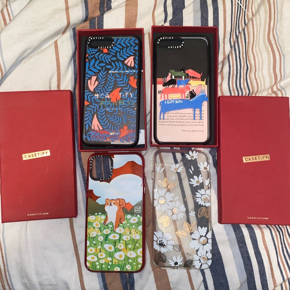 Lot of Casetify iPhone Protective Phone Cases